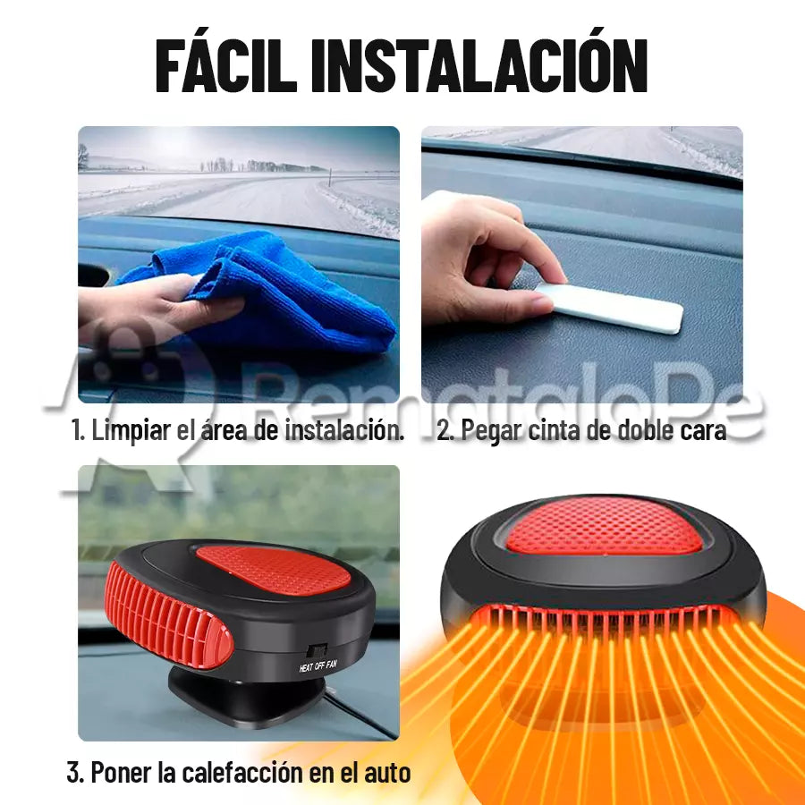 HOTCAR™ CALEFACTOR PARA AUTO 2 EN 1