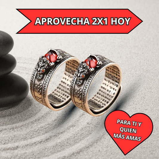 Anillo Feng-Shui-Pixiu™ OFERTA 2X1