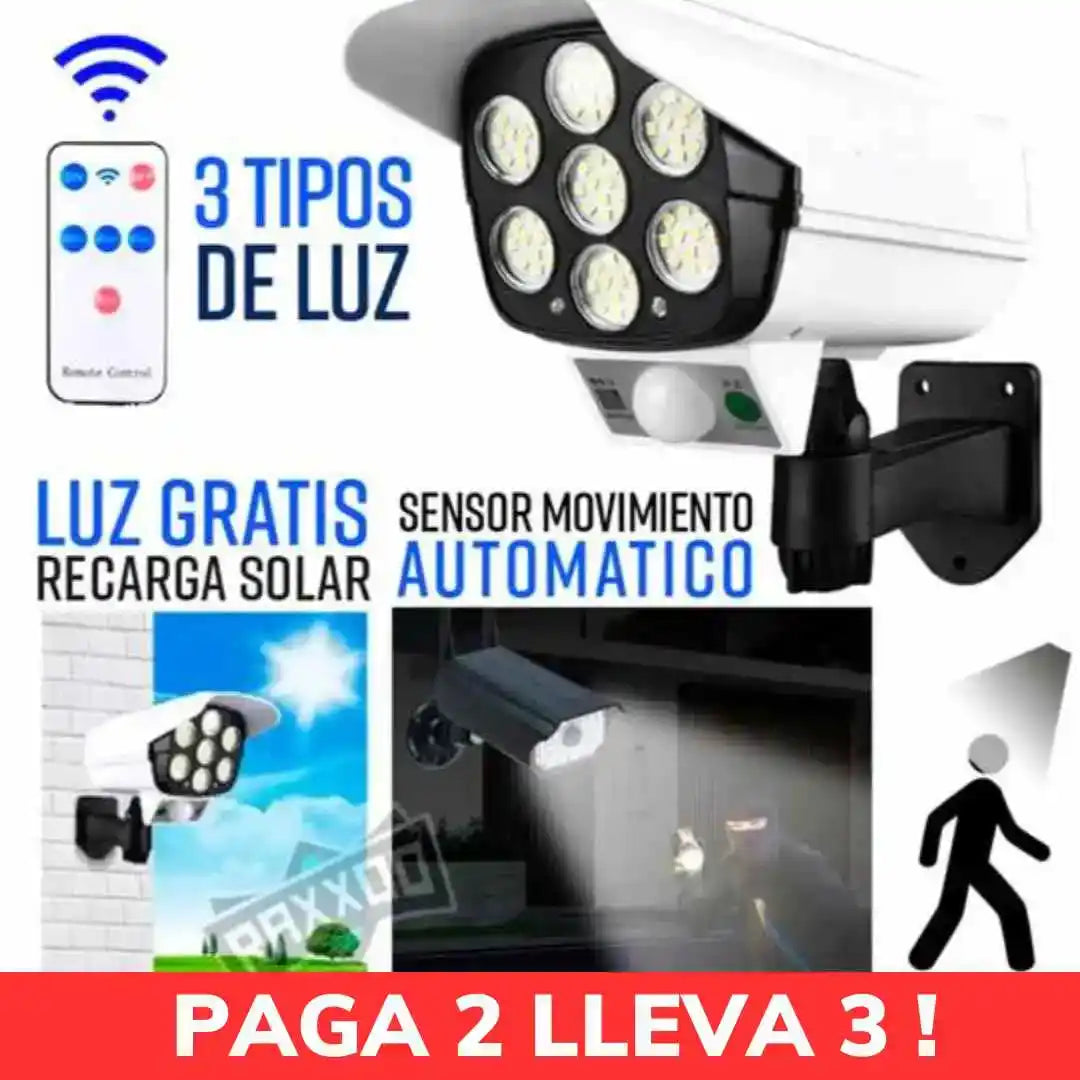 GUARDIAN LED - FOCO SOLAR CON SENSOR DE MOVIMIENTO