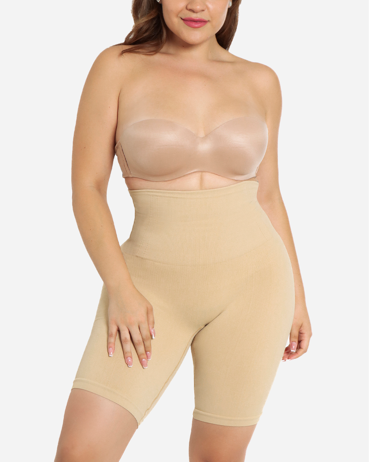 Shapex™ - Faja Moldeadora Body Short de Cintura Alta